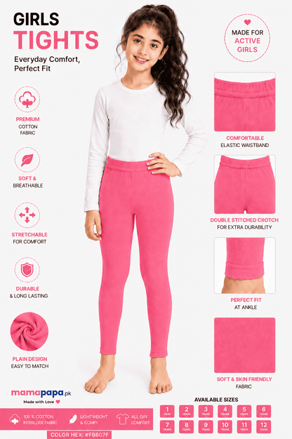 Girls Premium Tights (1-12 Years )