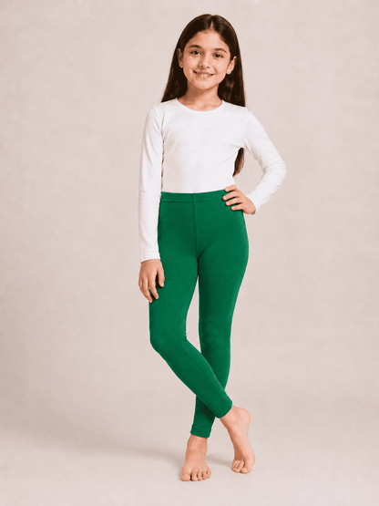 Green Color Family (1-12 Years Girls Tights)