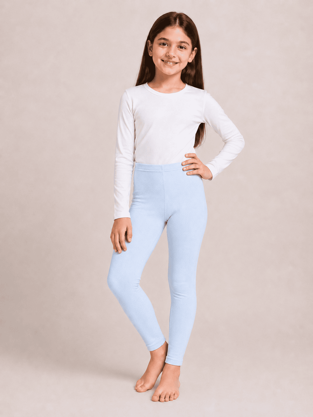 Blue Color Family (1-12 Years Girls Tights)