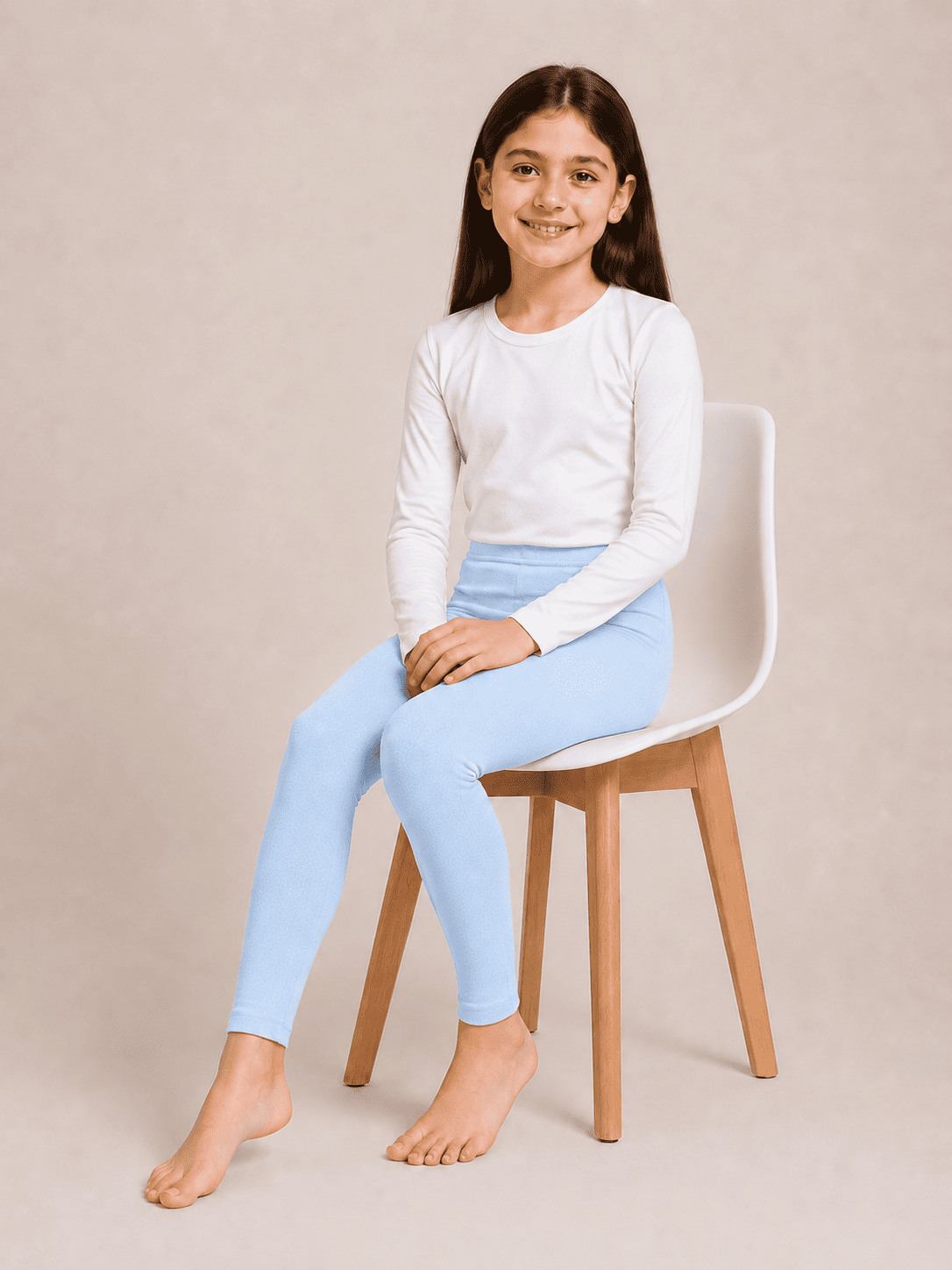 Blue Color Family (1-12 Years Girls Tights)