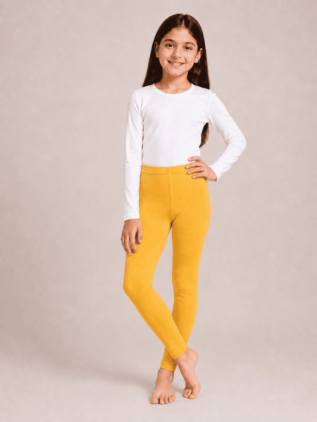 Yellow Color Family (1-12 Years Girls Tights)