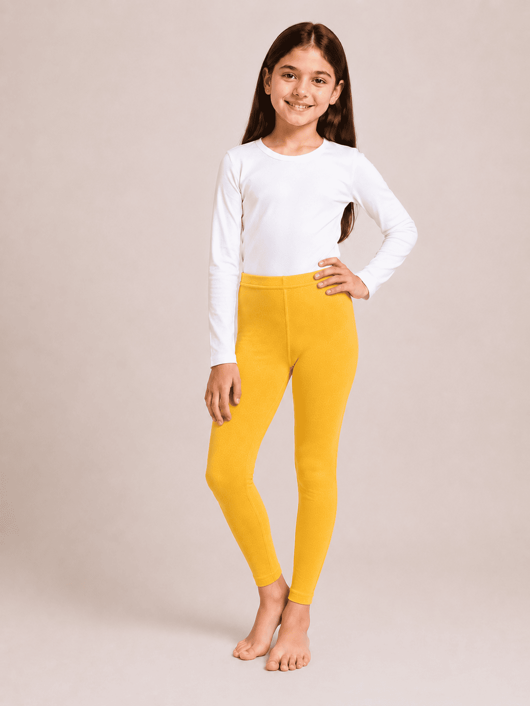 Yellow Color Family (1-12 Years Girls Tights)