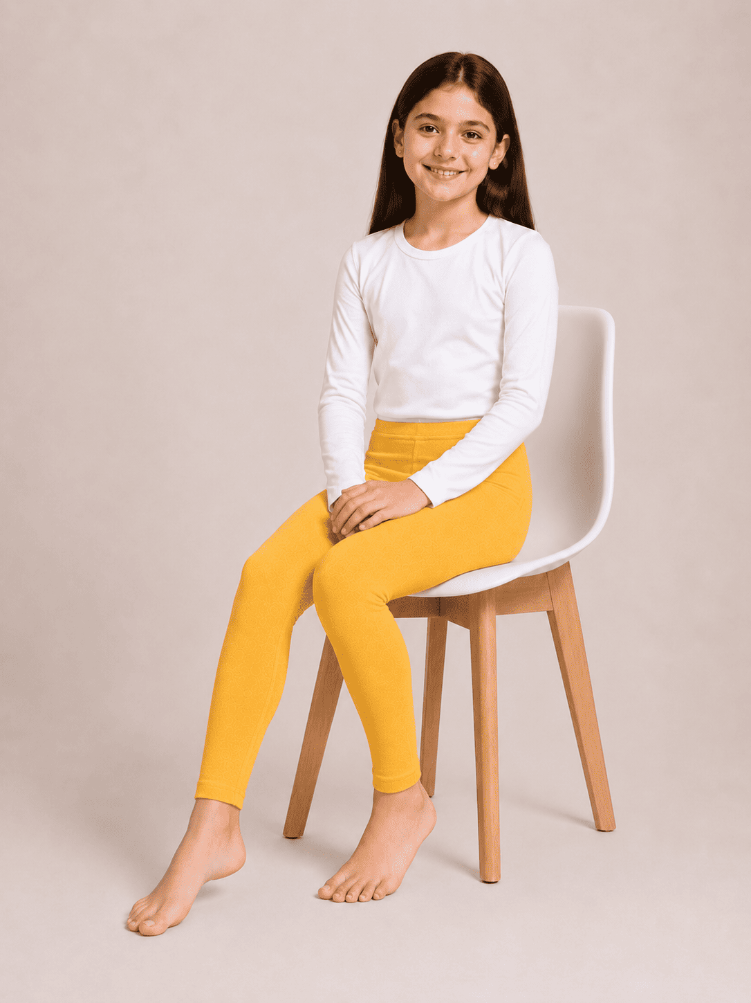 Yellow Color Family (1-12 Years Girls Tights)