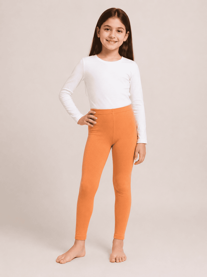 Orange Color Family (1-12 Years Girls Tights)