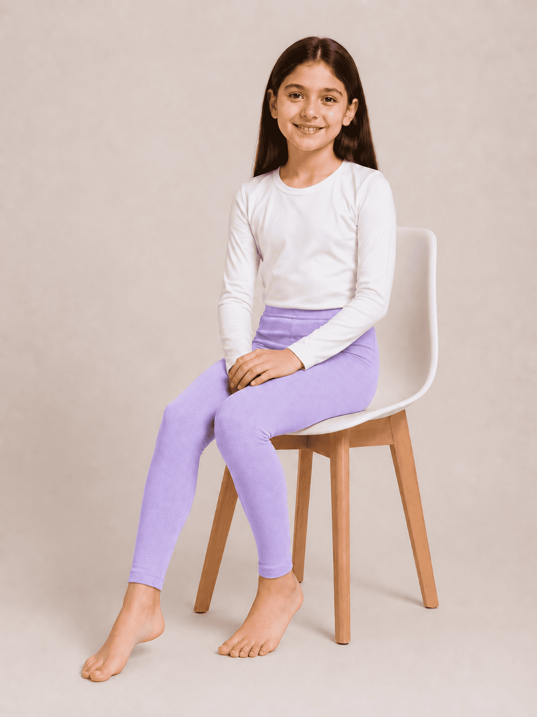 Purple Color Family (1-12 Years Girls Tights)