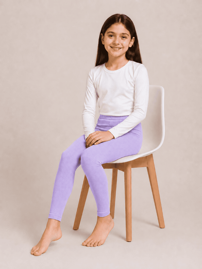 Purple Color Family (1-12 Years Girls Tights)