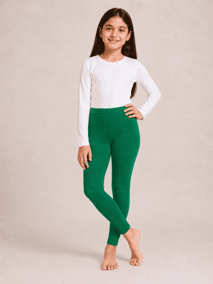 Green Color Family (1-12 Years Girls Tights)