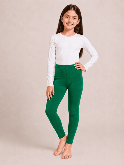 Green Color Family (1-12 Years Girls Tights)
