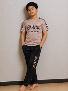 Boys Premium Skin&Black Tracksuits
